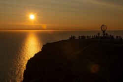 Motiv fra midnatssol nordkapp Motiv fra midnatssol