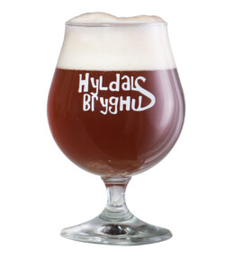 Packshot ølglas fritlagt på hvid baggrund