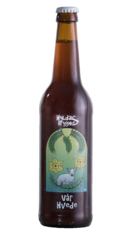 Packshot fritlagt flaske på hvid baggrund