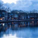 Wormerveer i aftenlys