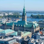 Rådhuset set fra Sankt Nikolai-kirkens tårn